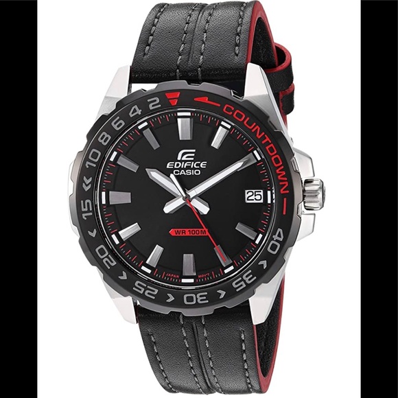 NWT-Casio-Men's Edifice Quartz Watch - Picture 1 of 7